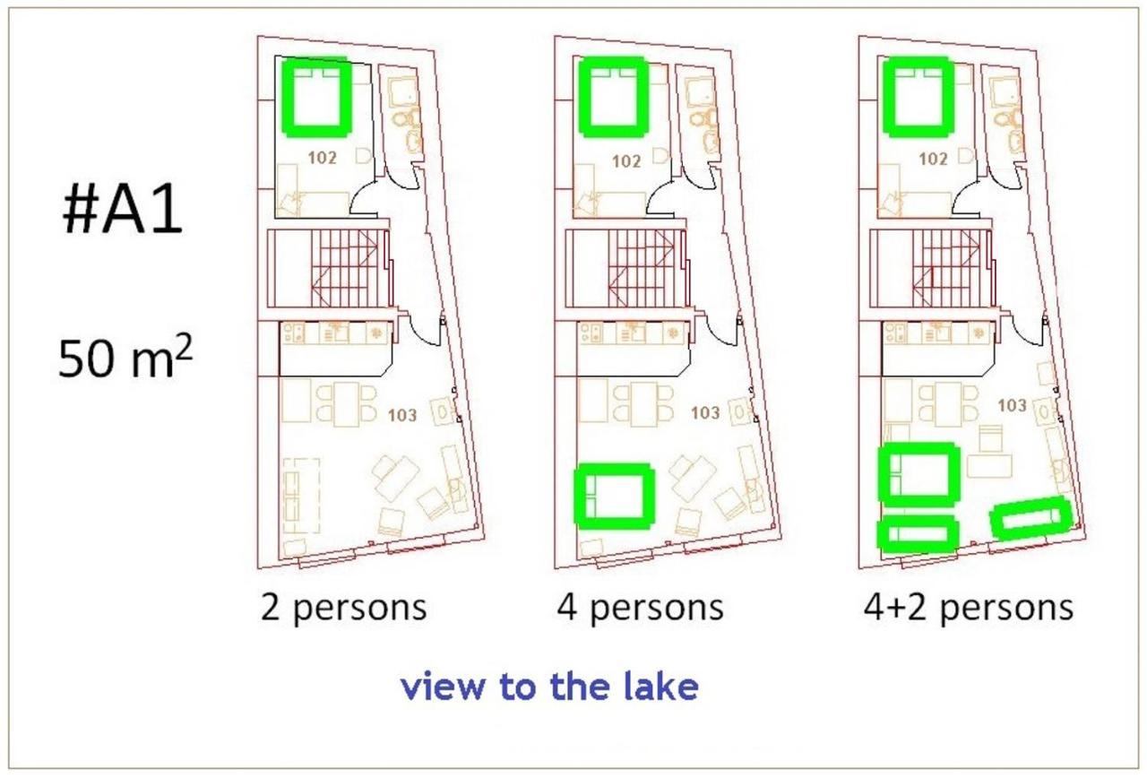 'By The Lake' Apartments Ohrida Exterior foto